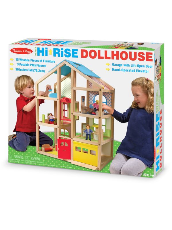 Melissa & Doug Hi-Rise Dollhouse